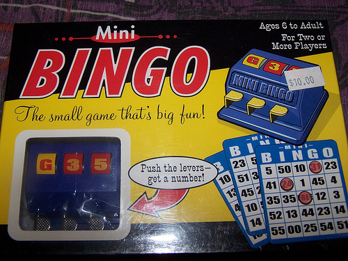 mini bingo
